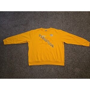 Nashville Predators NHL Yellow Crewneck Sweater. Mens Size 2XL